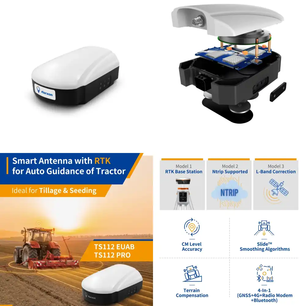 Precision Farming Smart Agriculture - Receptor GNSS RTK Agrícola com 4G,