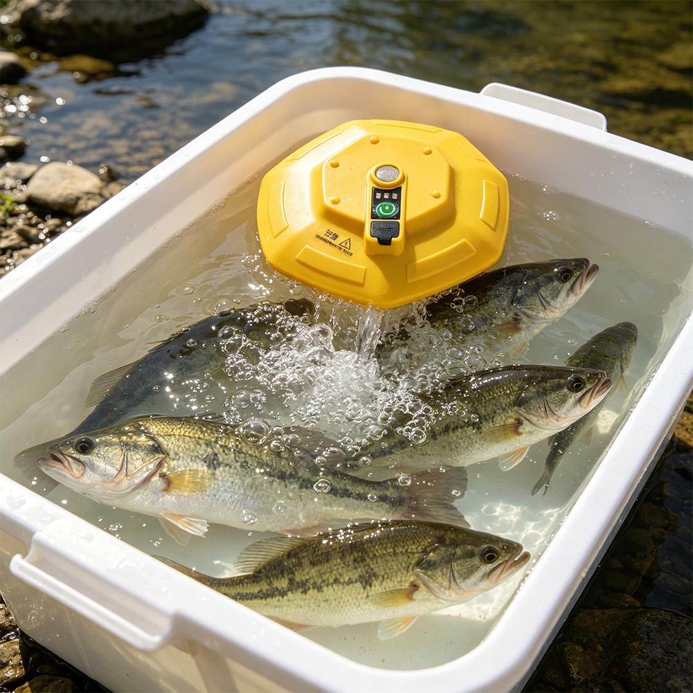 Bomba de Oxigênio Sem Fio Reca - Fish Pond Aerator avaliação e preço