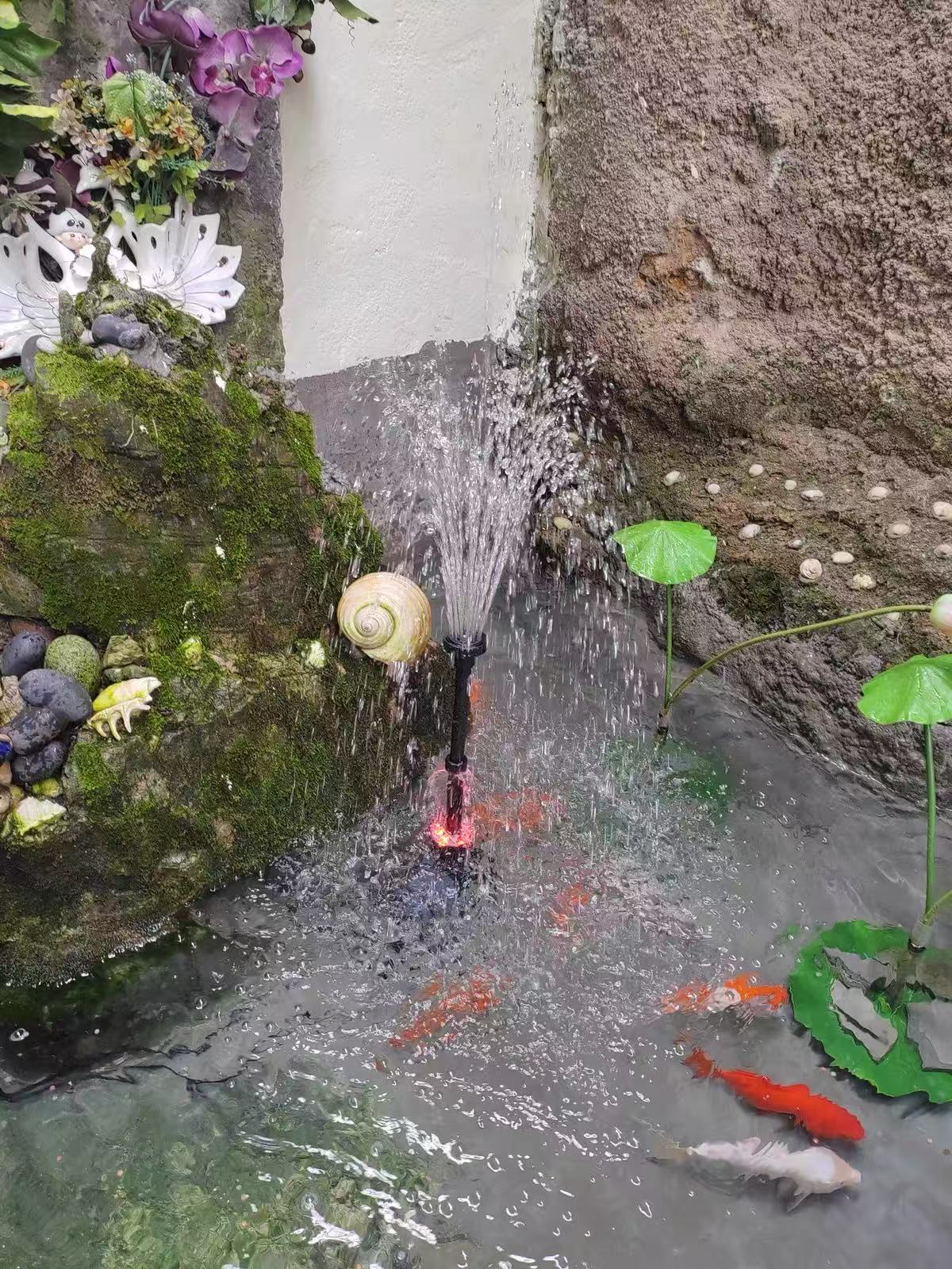 Bomba de fonte, bomba de água, - Fish Pond Aerator avaliação e preço